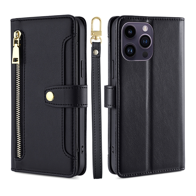 Stylish Phone Case Card Slots Crossbody Adjustable Strap Leather Magnetic Cover for iPhone 18 Pro Max 17 16 15 Plus 14 Pro Max