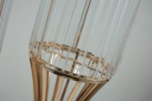 Support à fleurs moderne de haute qualité, centre de table, décoration de fête et de maison, <span class=keywords><strong>vase</strong></span> à fleurs en métal doré - Product Image 5