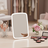 Nouveau design écran tactile grossissant USB charge réglage de la luminosité miroir de courtoisie pour cadeau