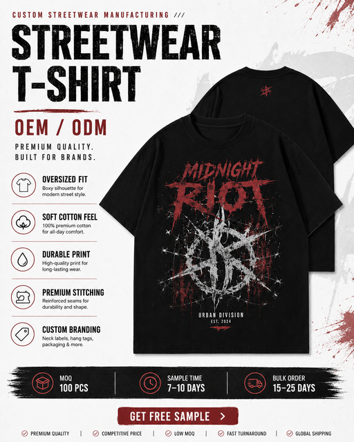 240g 100% Cotton Knitted Round-neck Slipknot Rock Band Graphic Personality Breathable Vintage Unisex Oversized Loose Fit T-shirt