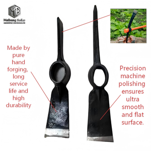 Cabezas de pala de acero de alto carbono, pala de jardín con mango de madera dura, herramienta de jardín verde, modelo certificado, 1 año de garantía - Product Image 5
