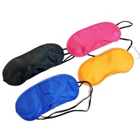 Masque de sommeil en polyester respirant de haute qualité pour hôtel, voyage et aviation, personnalisable OEM