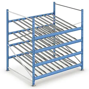 FIFO Roller Racking Carton Flow Racks For Warehouse Product Picking And Storage