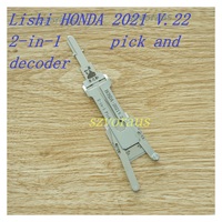 Lishi pour 2021 V.22 Outil de crochetage et de décodage 2-en-1 en acier inoxydable Garantie 1 an