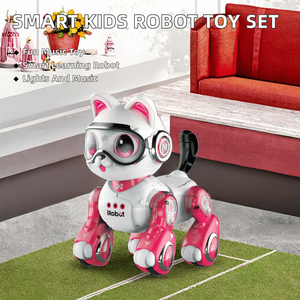 Jouet robot chat intelligent télécommandé Deepholo pour enfants, garçons et filles, marche et parle, jouet électronique en plastique, <span class=keywords><strong>cadeau</strong></span> - Product Image 1