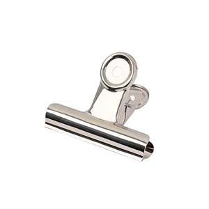 Foska chất lượng tốt văn phòng phẩm kim loại mùa xuân giấy Bulldog <span class=keywords><strong>Clip</strong></span> 50mm 63mm 75mm Fastener mùa xuân thép <span class=keywords><strong>clip</strong></span> cho văn phòng - Product Image 1