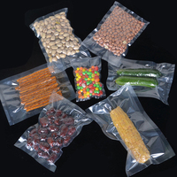 Prix d'usine en Chine, sac en plastique sous vide de haute qualité, résistant à l'humidité, pour aliments, collations, biscuits, lait, emballage transparent, 3 côtés