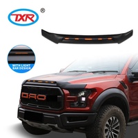 Protecteur de capot d'usine TXR avec lumière de banderole avec LED pour FORD F150 RAPTOR