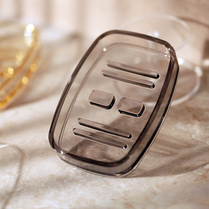Pratica e Moderna Scatola per Sapone a Forma di Botte di Vino, Resistente e Impermeabile, Effetto Ondulato, Ultra Trasparente, Lucentezza Cristallina in Acrilico per Hotel - Product Image 3