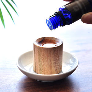 Difusor de Aroma Nagomu de Madera Natural, Cilindro de Bambú de 10 ml, Adorno de Aromaterapia para el Hogar - Product Image 5