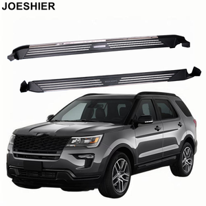 JOESHIER High Quality Aluminum Alloy Protection Off-Road Luxury Full Set Side <b>Steps</b> Running Board for FORD EXPLORER 2015-2021 - Product Image 1