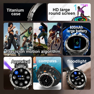 2025 nuovo orologio intelligente HT30 GPS impermeabile Design originale per gli uomini BT Call Monitor della salute con torcia a LED 100 + sport - Product Image 6