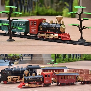 Juguete de simulación de vapor eléctrico para niños, tren pequeño supergrande con Control remoto, puede fumar, Riel de alta velocidad - Product Image 5