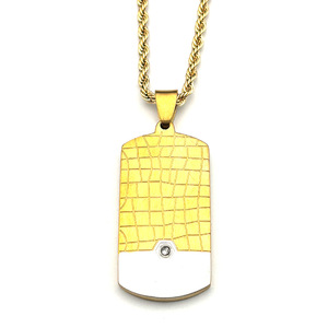 Collar de hombre Climbers Crack Hang de acero inoxidable con colgante de sol y cruz - Product Image 6