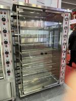 Machine automatique de rôtisserie de poulet à gaz prix d'usine en acier inoxydable Machine commerciale multifonctionnelle de gril de charbon de poulet rôti