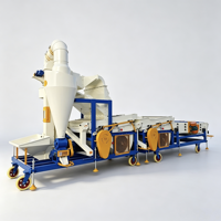 Machine de nettoyage combinée haute performance pour céréales (blé, riz, orge, avoine) 15t/h – Nettoyeur de semences et équipement de traitement des cultures agricoles