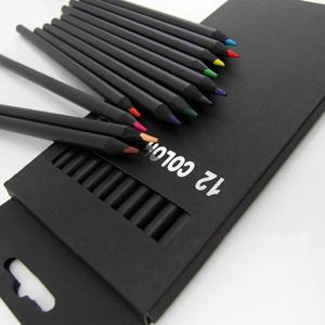 Crayons de couleur écologiques pour adultes, 12 couleurs, dureté HB, en bois, certifiés EN71, pour usage scolaire - Product Image 3