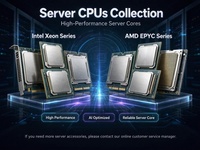 Prosesor CPU EPYC 9454P 2.0 GHz hingga 3.25 GHz 48-Core 96-Thread 350W 256MB Soket SP5 Mendukung DDR5 4800MHz 12 Saluran Memori