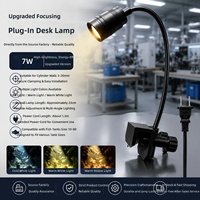 Nouvelle lampe LED pour aquarium avec fonction zoom, cadre en alliage d'aluminium, design projecteur, prise US, résistante à l'eau pour aquariums sud-américains