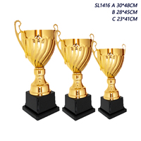 Trophée Coupe Blasco Grand Modèle Jg1306 Argent & Or - Prix Usine, Livraison Rapide, Fournisseur Fiable - Thème Sportif