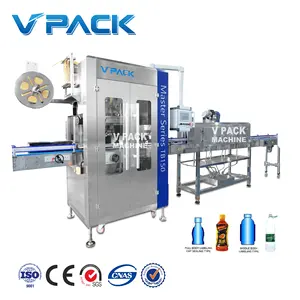 Sleeve Labeling Machine/Steam Shrink Tunnel for Water Bottle/ PVC/PET/PP/OPS hot thermal shrink sleeve labeler machine/VPACK