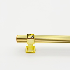 Vàng Hiện đại chất lượng cao đồ nội thất tủ xử lý Vàng chải rắn Nhôm Nhà Bếp thanh xử lý - Product Image 2