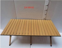 Table de camping pliable moderne en alliage d'aluminium légère, portable pour pique-niques, plage, atelier, ferme, école, hôtel, extérieur