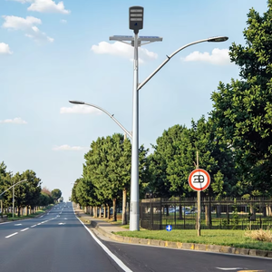 Lampadaires solaires du fabricant à <span class=keywords><strong>prix</strong></span> avantageux, lampadaires solaires LED 300W 400W 500W pour éclairage extérieur - Product Image 5