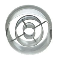 Diffuseur d'air rond réglable en aluminium pour plafonds hauts, pour registres et grilles HVAC