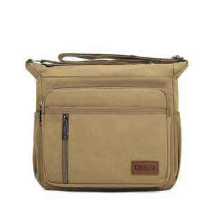 <b>Canvas</b> Vintage Messenger Shoulder/Satchel Crossbody Travel <b>Bag</b> with Multiple Pockets Daily Use - Product Image 3