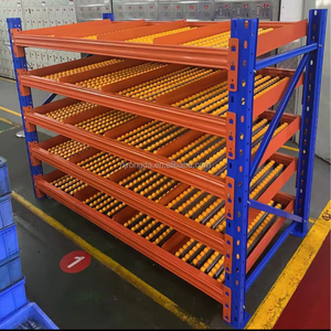 Scaffale di stoccaggio del magazzino scaffale di flusso del Pallet scaffalatura di flusso del rullo lungo la linea - Product Image 2