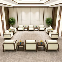 Fauteuil Minimaliste Confortable pour Salon de Villa, Utilisation Hôtelière, Ensemble de Canapés de Réception en Tissu Robuste