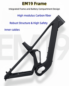 Vélo de montagne série DFQ, cadre en fibre de carbone, batterie lithium 36V 720Wh, moteur central 250W 85Nm, 12 vitesses, étanche - Product Image 2