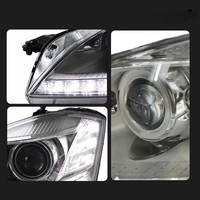 Feux de voiture pour W221 Lentille de projecteur de phare 2006-2009 S-Class Dynamic Signal Head Lamp S350 S400 LED Headlights Drl Automotive