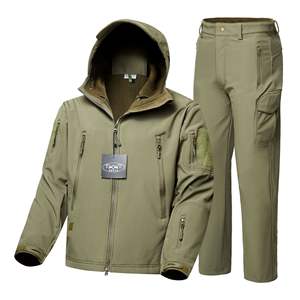 Veste légère personnalisée pour hommes imperméable et respirante veste de pluie de pêche de camouflage veste de chasse de camouflage en plein air - Product Image 1