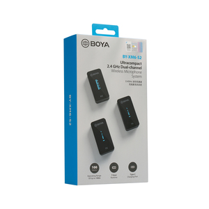 BOYA BY-XM6 Sans Fil Micro-cravate Sans Fil Revers Mic pour IPhone Android Caméra Enseignants Enregistrement Live Stream Entrevue - Product Image 2