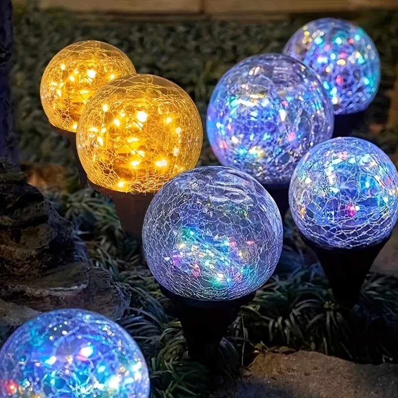 Outdoor Courtyard Yard Solar Walkway Lamp Waterproof Crack Buried Led Lawn Lights Garden Villa Solar Landscape Ground Light