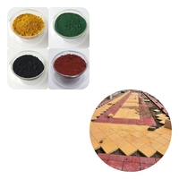 Oxyde de fer en poudre de couleur pour le pavage