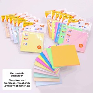 Note adesive statiche autoadesive senza colla adesivi adesivi statici a prova di sole nuovi blocchetti per appunti senza traccia - Product Image 2