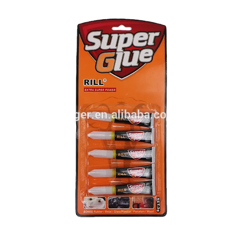 Super glue 502 pegamento adhesivo 502 cola superrápida de 3 piezas