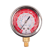Miniature Mechanical Hydraulic Pressure Gauge Manometer Oil Pressure Gauge for Refrigeration