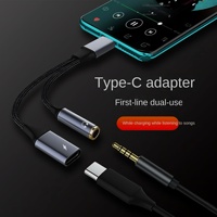 Tout nouvel adaptateur Audio 3.5mm type-c pour téléphones mobiles Apple 2-en-1 convertisseur de casque câble de charge Compatible 2 1 adaptateur