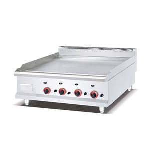 Plancha <span class=keywords><strong>de</strong></span> Cocina <span class=keywords><strong>de</strong></span> Doble Quemador, <span class=keywords><strong>Parrilla</strong></span> <span class=keywords><strong>de</strong></span> Piedra Volcánica, Multifuncional, <span class=keywords><strong>de</strong></span> Gas, Uso Comercial, Acero Inoxidable, Integrada en Mesa - Product Image 1