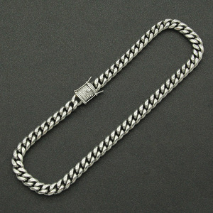 Titanium Steel Cuban Chain Necklace, Trendy Male Personality Simple Locomotive With Retro Accessories Tanjing Fashion - Product Image 4