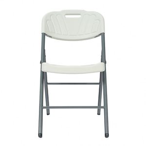 QM Hot Selling Indoor Outdoor Stackable Lightweight Portable <b>White</b> Folding Plastic <b>Chair</b> for Events Office Wedding Party - Product Image 2