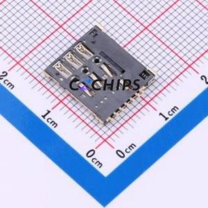 SIM8066-6-1-14-01-A SIM Card Connector Connector Self-Return Type Nano SIM Card 1.45mm - Product Image 2