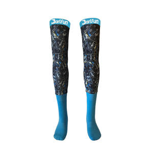 Haute qualité Performance cuisse haute <span class=keywords><strong>compression</strong></span> cyclisme Fitness Badminton chaussettes impression personnalisée Motocross <span class=keywords><strong>course</strong></span> genouillère chaussettes - Product Image 1