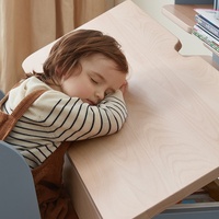 Bureau d'étude ergonomique en bois pour enfants, réglable en hauteur, multifonctionnel, pour la lecture et l'écriture, uniquement pour les entreprises B2B.