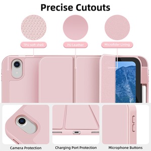 Étui en cuir personnalisé Skin Touch à trois volets Folio Flip Cover, étui pour <span class=keywords><strong>tablette</strong></span> en cuir pour Apple iPad 10e 2025 11 <span class=keywords><strong>pouces</strong></span>/IPad Pro 11 2024 - Product Image 3