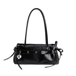 Sac à bandoulière de luxe pour femme, vente directe d'usine, design rétro, boucle de moto, sac tendance et polyvalent, sac bandoulière - Product Image 6